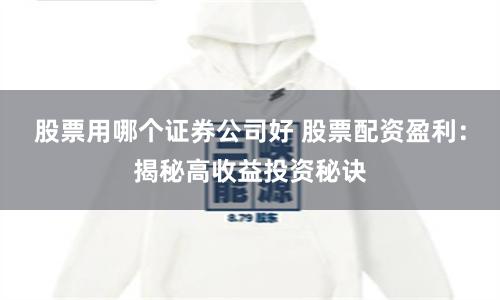股票用哪个证券公司好 股票配资盈利：揭秘高收益投资秘诀